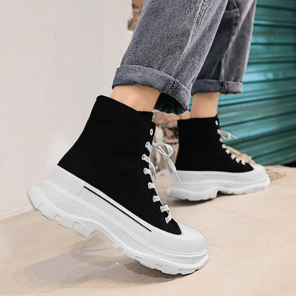 Trendy Men's High Top Casual Shoes