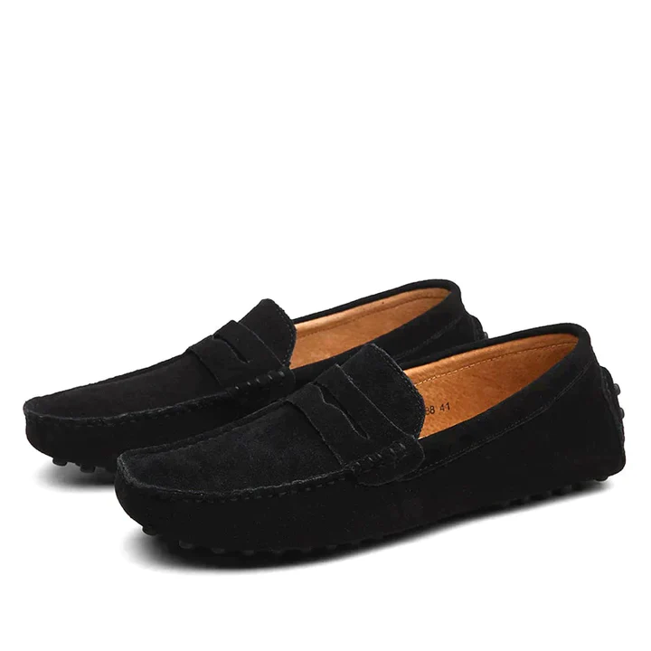 Italian Style Suede Loafers