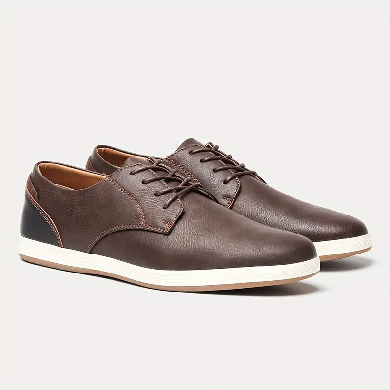 Premium Leather Running Shoes
