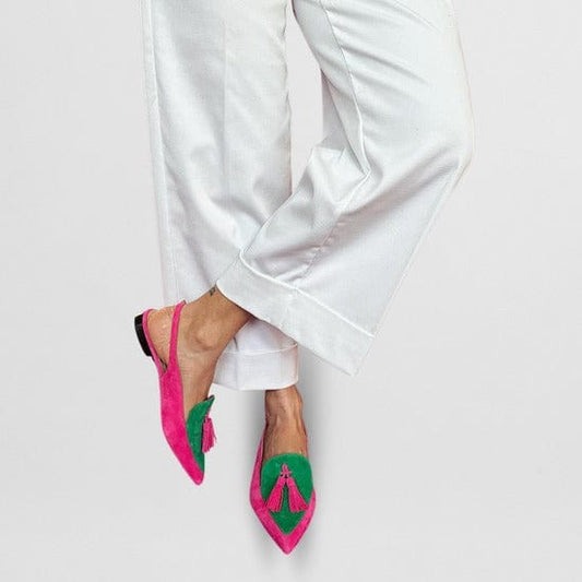 Comfortable Fringe Ballet Shoes - OutfitLondon