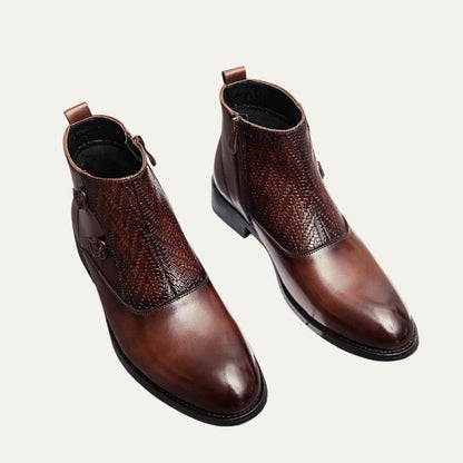 Classic Leather Chelsea Boots for Men - Premium Winter Shoes - OutfitLondon