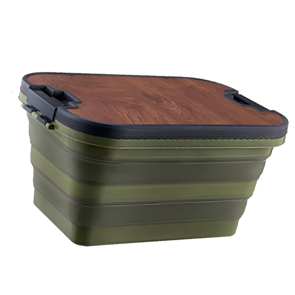 Collapsible Outdoor Storage Container for Camp Equipment