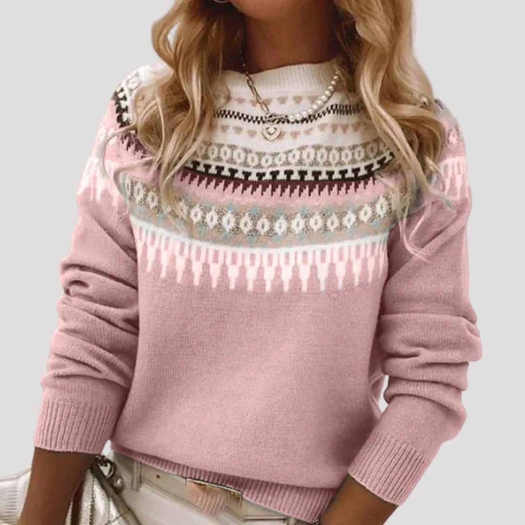 Cozy Crew Neck Women's Winter Sweater