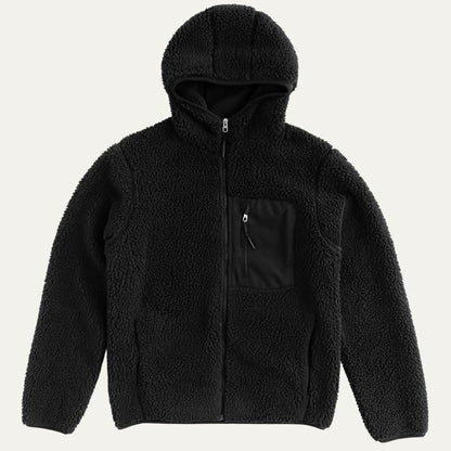 Warm Fleece Lined Wool Coat for Men