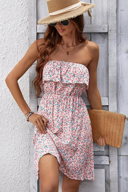 Pretty Summer Ruffle Sundress