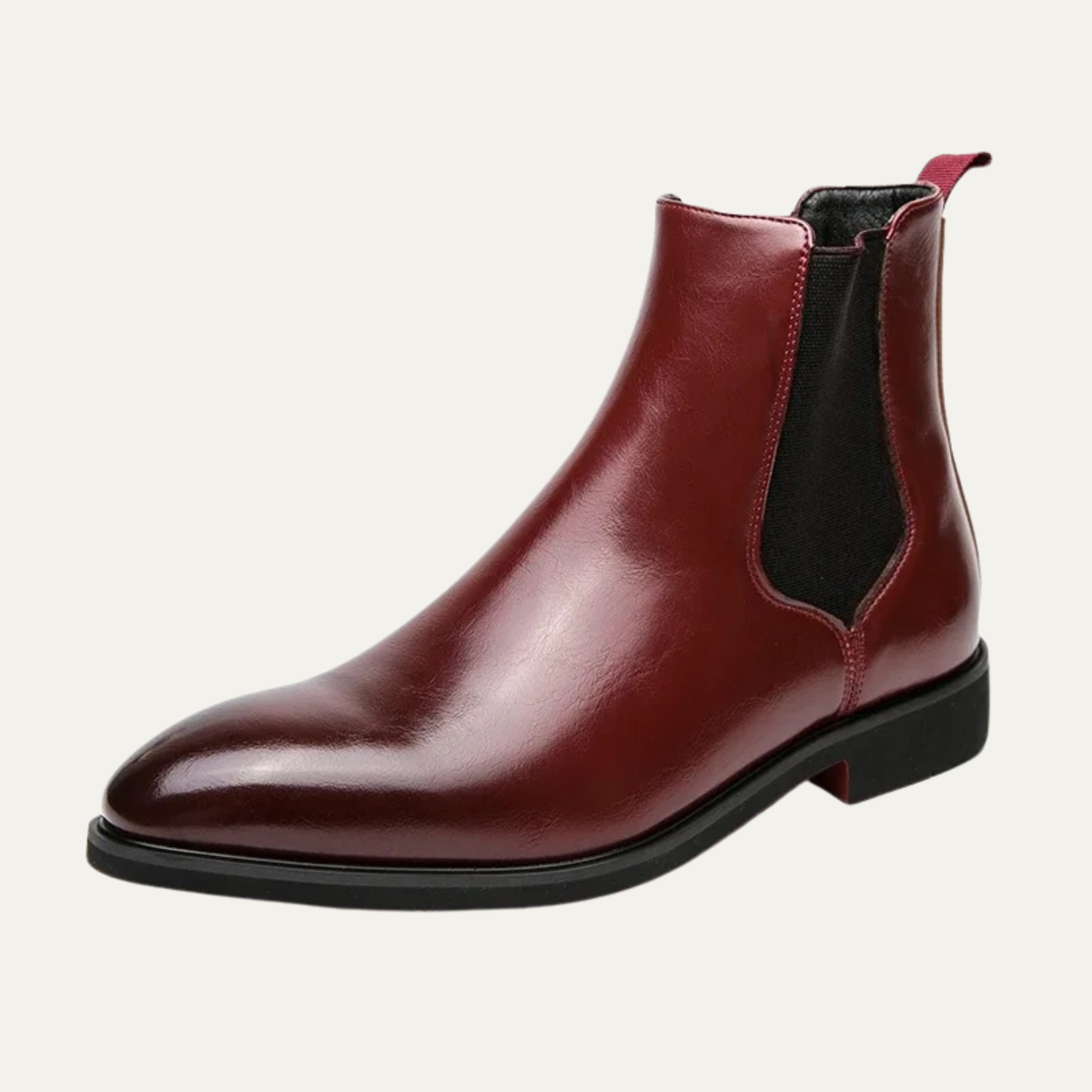 Brown Leather Mens Classic Ankle Boots