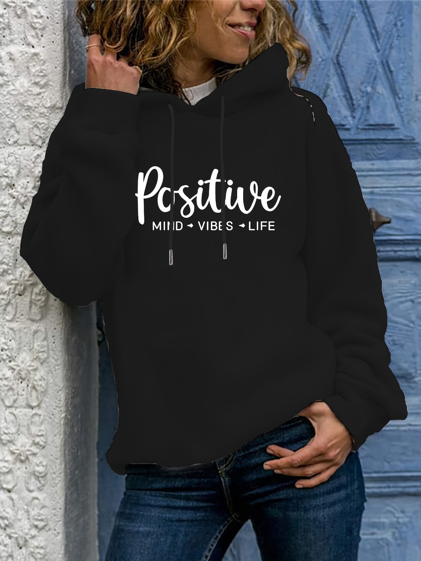 Soft Women's Oversized Hoodie with Cute Graphic Pocket