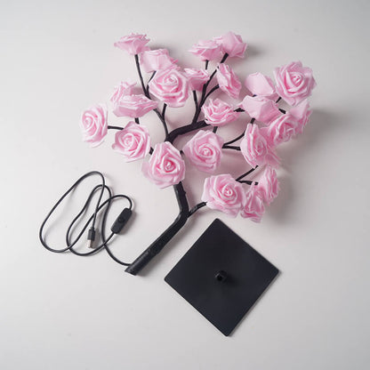 LED Rose Tree Table Lamp | Sparkly Trees
