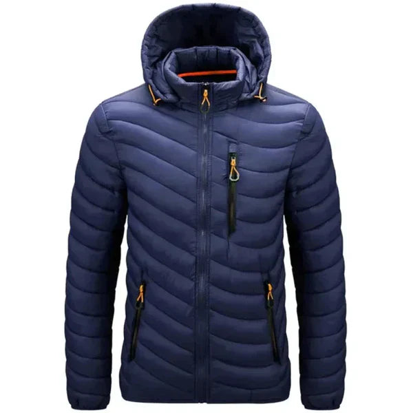 Waterproof Down Parka Jacket with Removable Hood