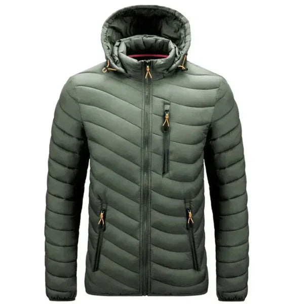 Waterproof Down Parka Jacket with Removable Hood