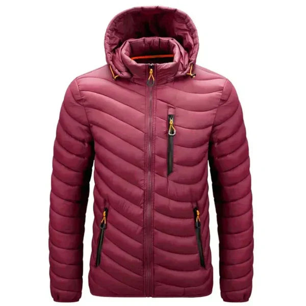 Waterproof Down Parka Jacket with Removable Hood