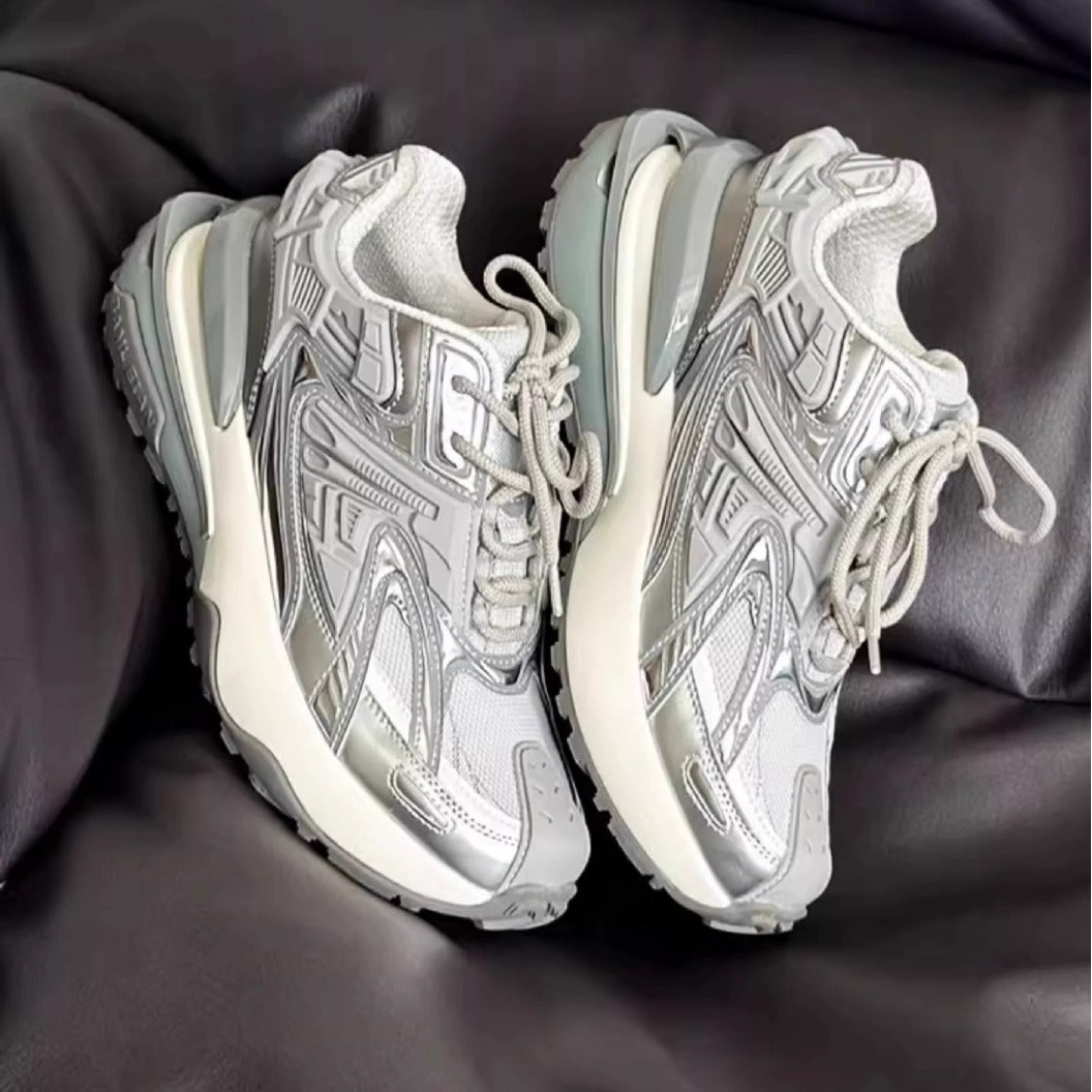 Lightweight Air Mesh Running Shoes Gray