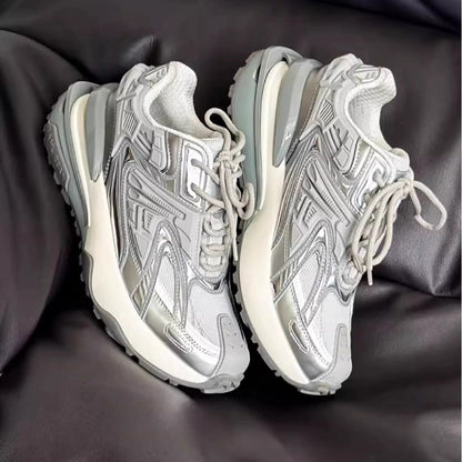 Lightweight Air Mesh Running Shoes Gray