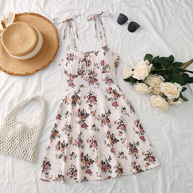 Women's Casual Floral Print A-Line Dress