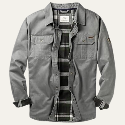 Warm Water Repellent Men's Cotton Flannel Jacket