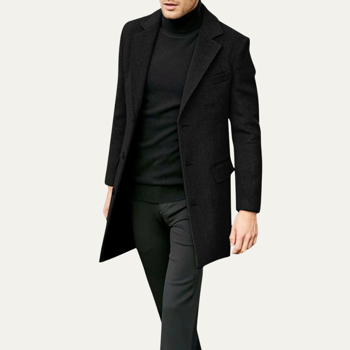 Warm Mens Long Parka Winter Jacket