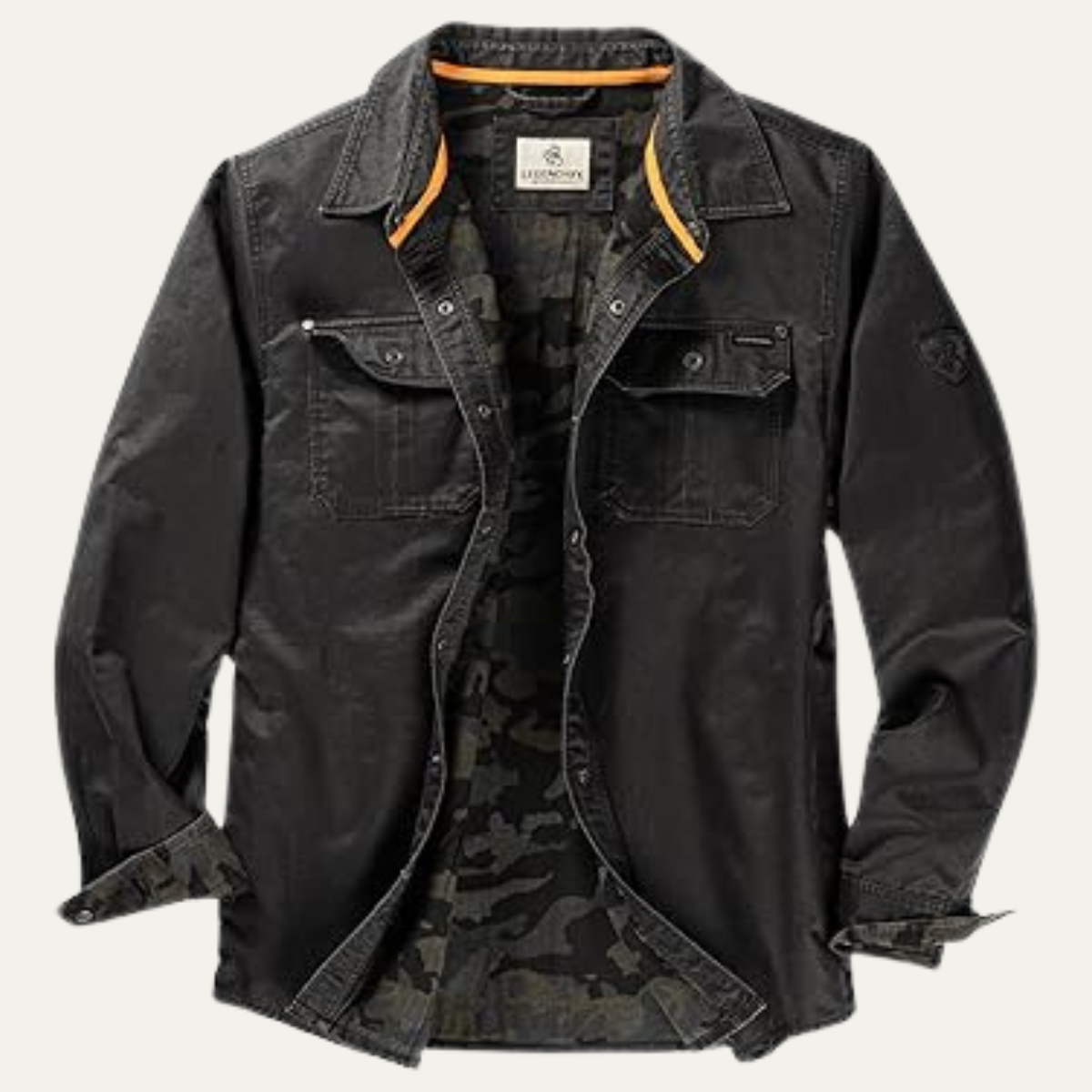 Warm Water Repellent Men's Cotton Flannel Jacket - OutfitLondon