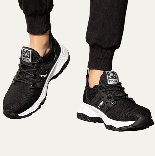 Breathable Men's Steel Toe Work Shoes
