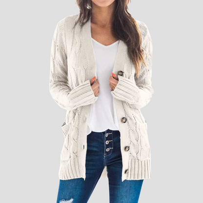 Soft Warm Cable Knit Sweater