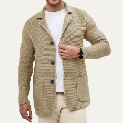 Stylish Men's Knit Button Cardigan Sweater