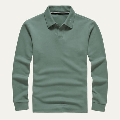 Classic Casual Men's Cotton Long Sleeve Shirt