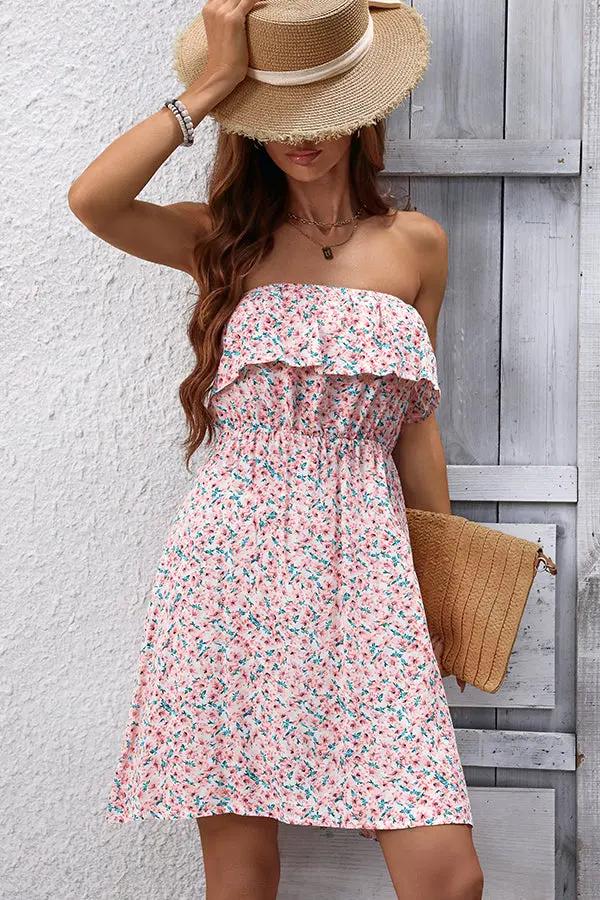 Pretty Summer Ruffle Sundress