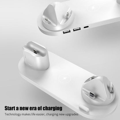 6 In 1 Wireless Charger For IPhone/Android/Type-C