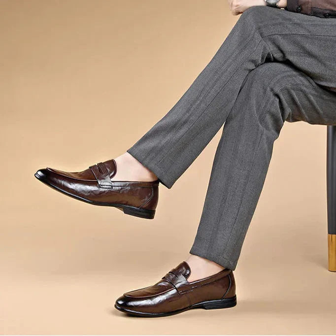 Authentic Premium Leather Slip On Shoe