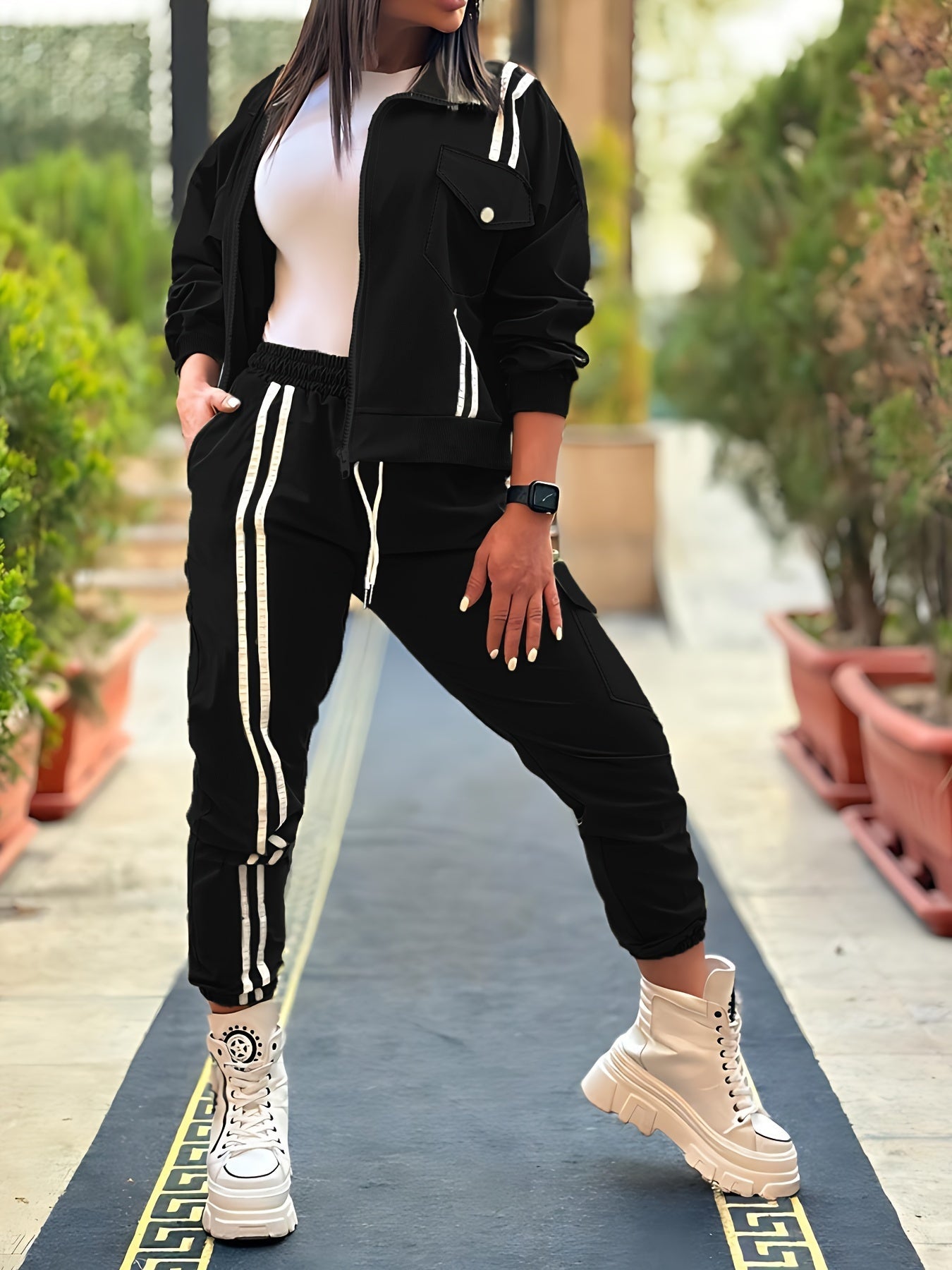 Soft Women's Casual Cotton Jogger Suit