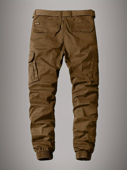 Comfortable Mens Jogger Pants - Multiple Pocket Design