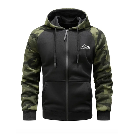 Soft Camouflage Fleece Mens Jacket - OutfitLondon