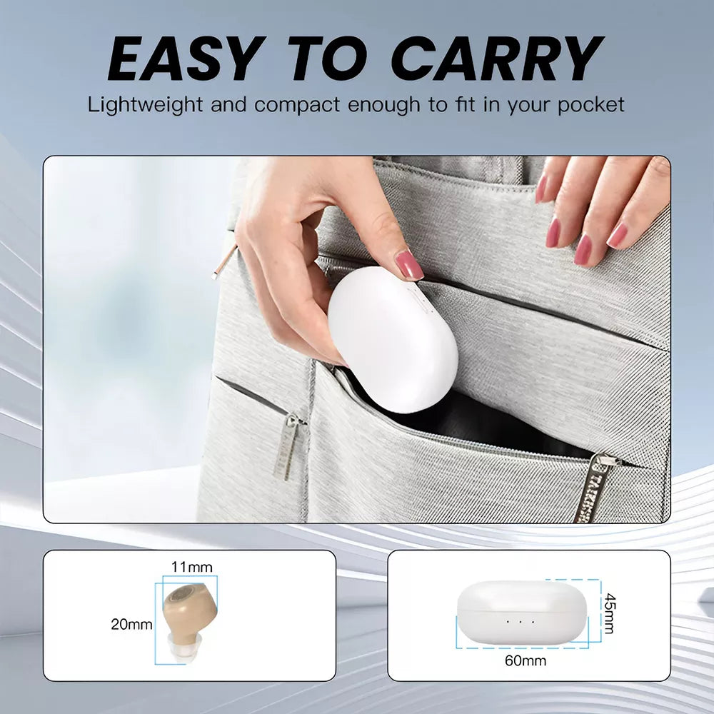 Magnetic Rechargeable Hearing Aids for Seniors