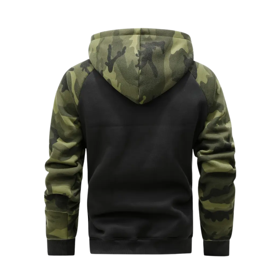 Soft Camouflage Fleece Mens Jacket