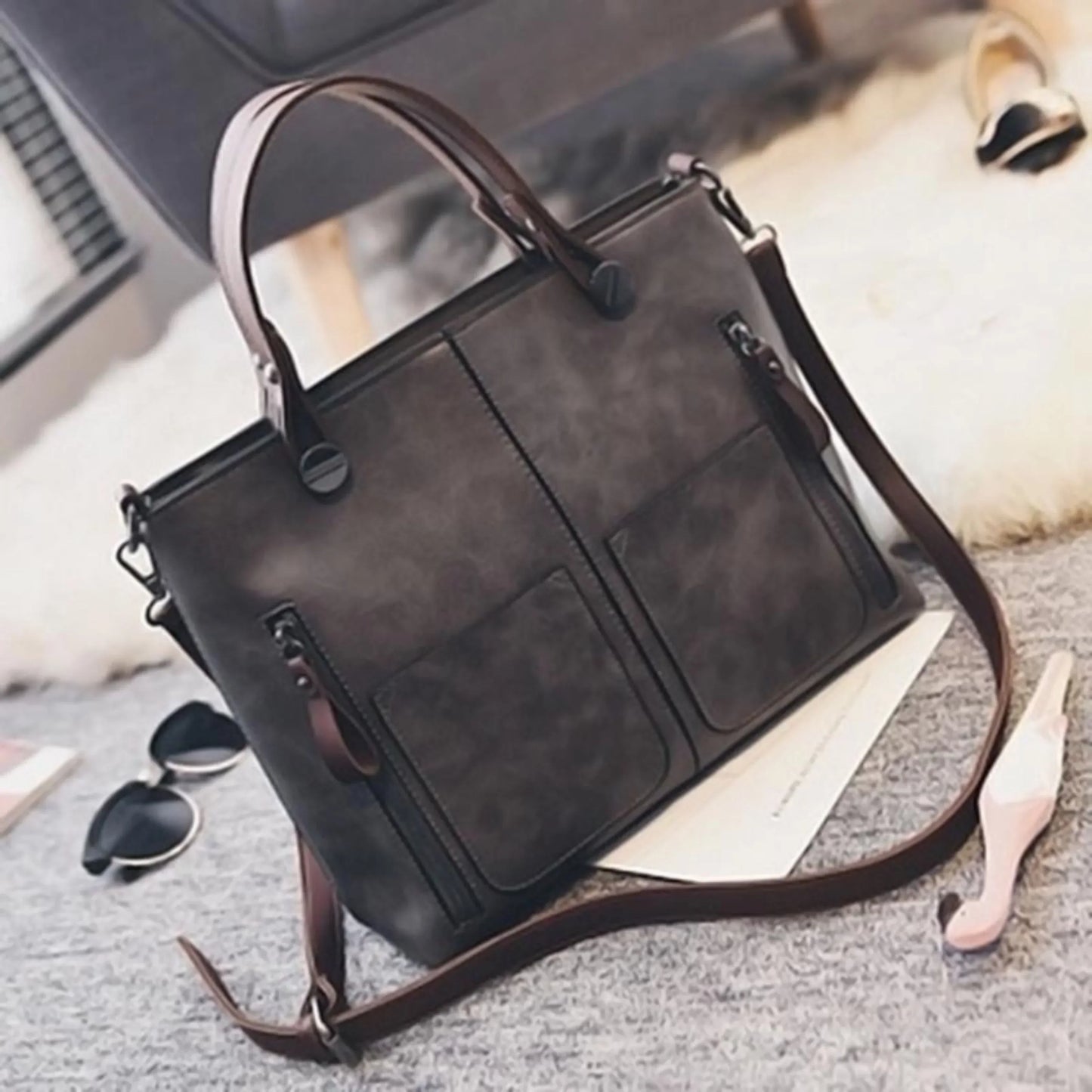 Big Ladies Tote Shoulder Bag