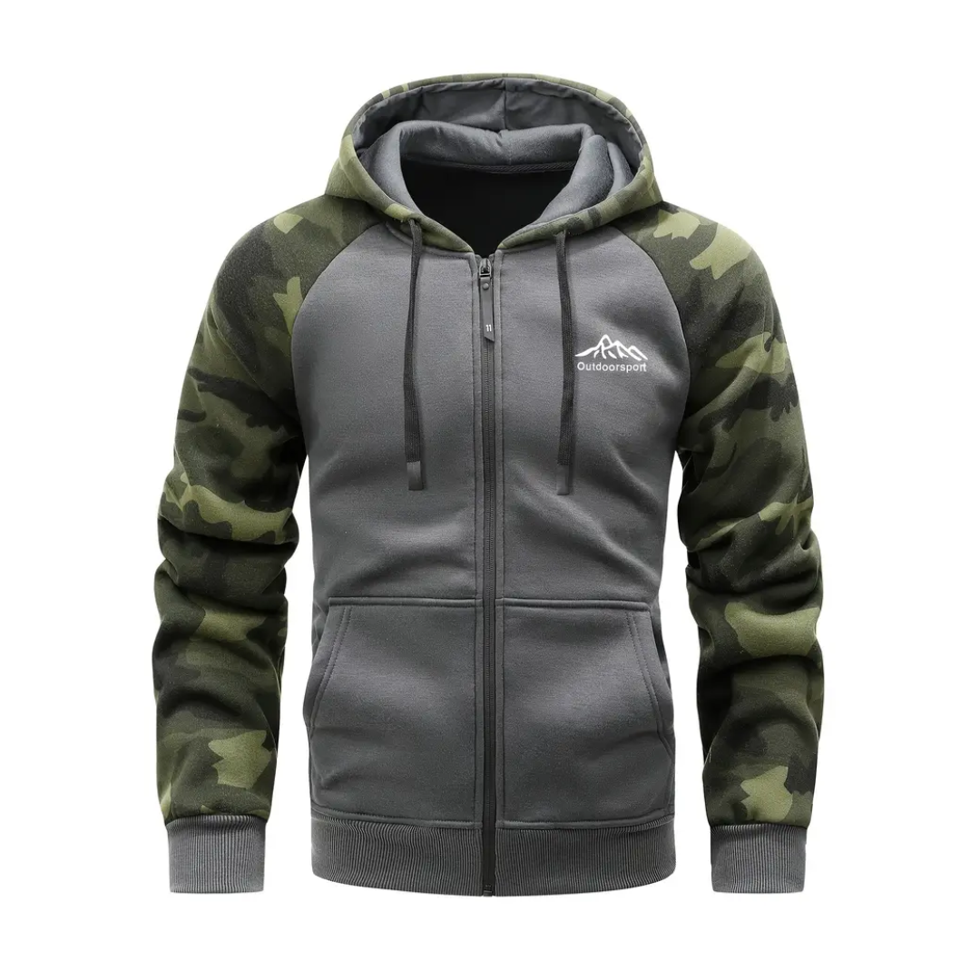 Soft Camouflage Fleece Mens Jacket