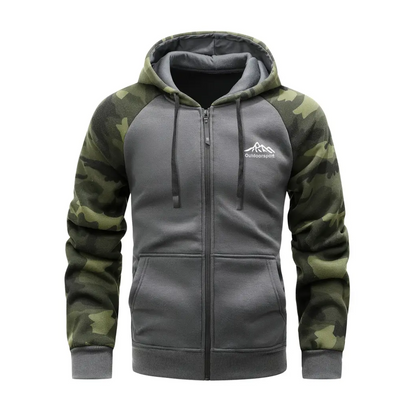 Soft Camouflage Fleece Mens Jacket