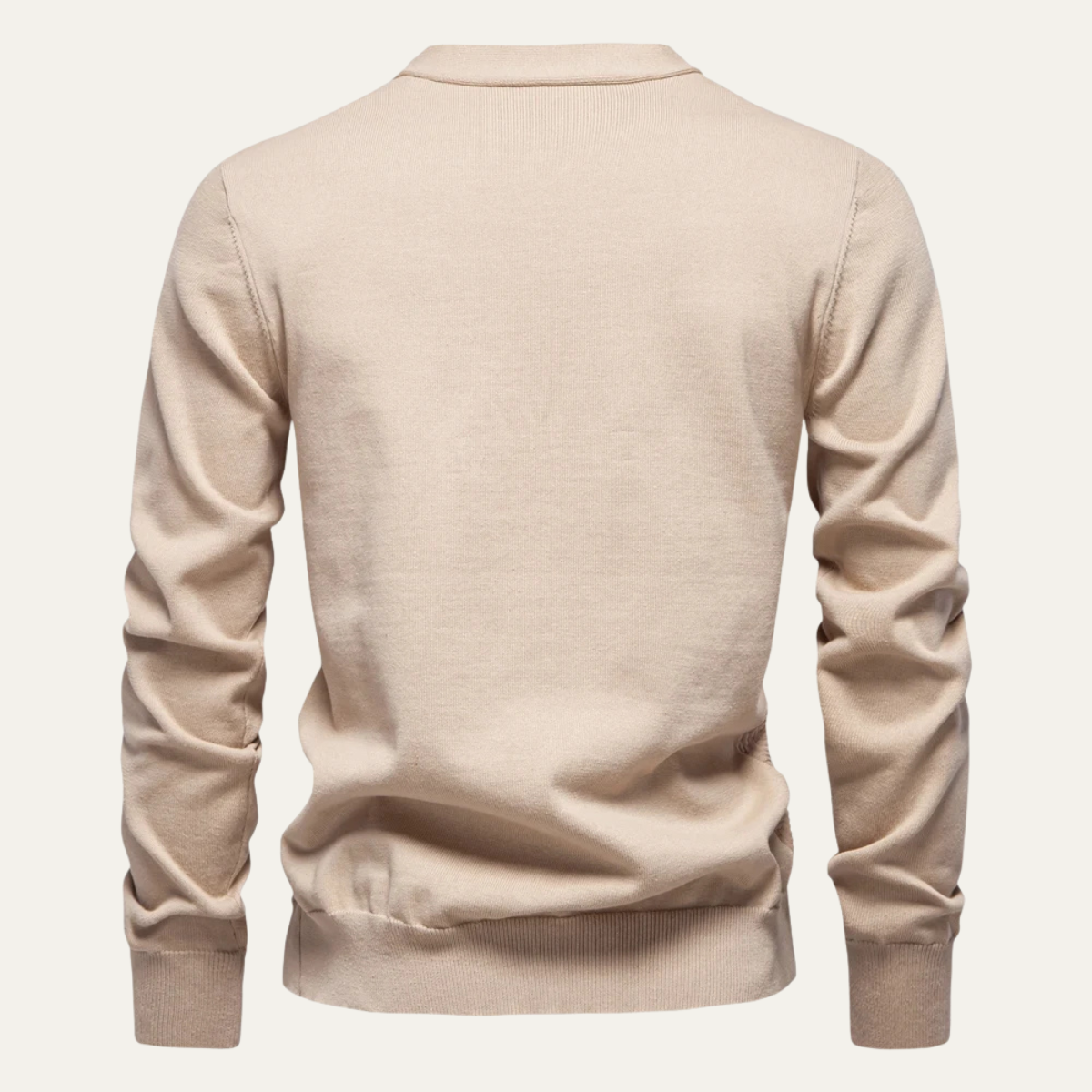 Classic Men's Button Front Knitted Sweater