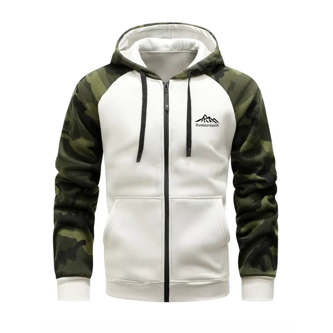 Soft Camouflage Fleece Mens Jacket