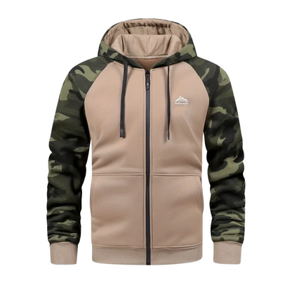 Soft Camouflage Fleece Mens Jacket