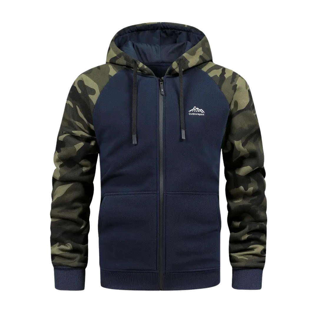 Soft Camouflage Fleece Mens Jacket