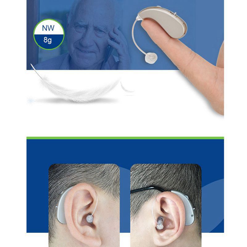 Rechargeable Mini Digital Hearing Aid Listen Sound Amplifier Wireless Ear Aids