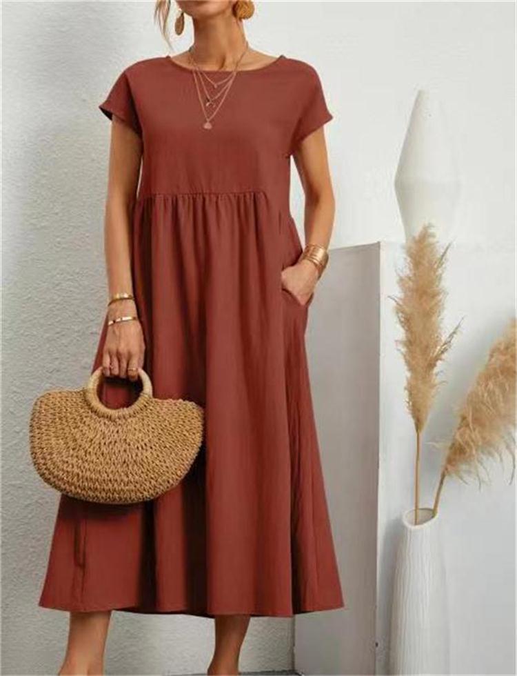 Relaxed Fit Everyday Midi Dress