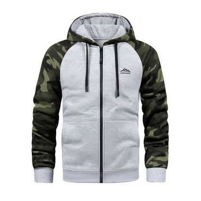 Soft Camouflage Fleece Mens Jacket