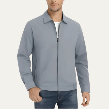 Slim Fit Casual Zip Jacket For Men