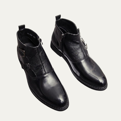 Classic Leather Chelsea Boots for Men - Premium Winter Shoes