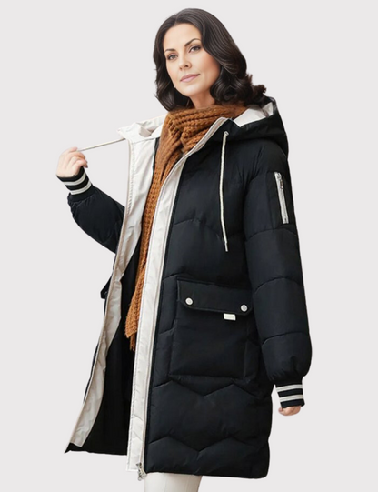Warm Women's Down Filled Winter Parka Coat