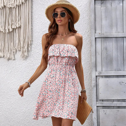 Pretty Summer Ruffle Sundress