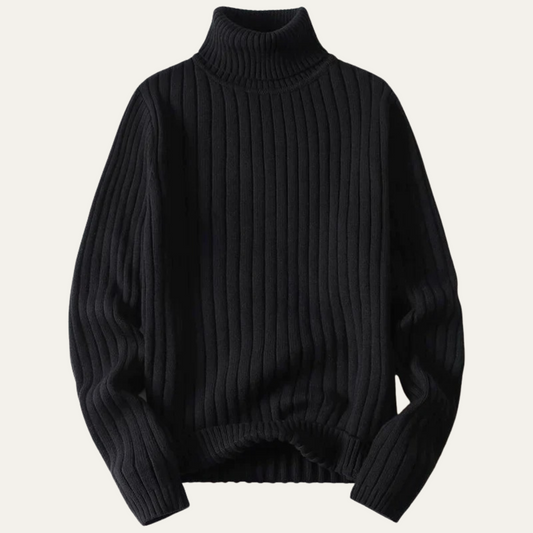 Thick Crew Neck Winter Sweater - OutfitLondon