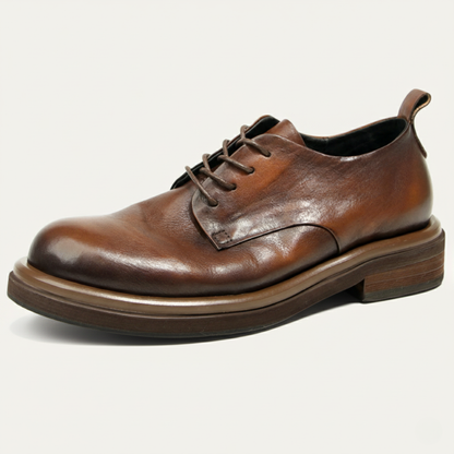 Classic Black Leather Oxford Shoe