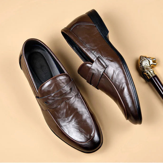 Authentic Premium Leather Slip On Shoe